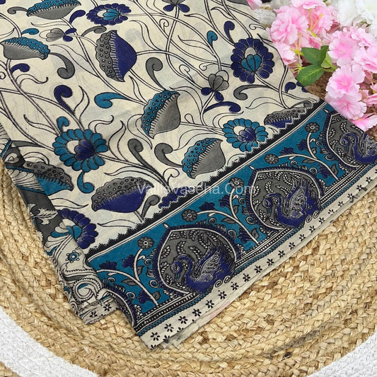 Pure Kalamkari Cotton Saree - VVPKC002