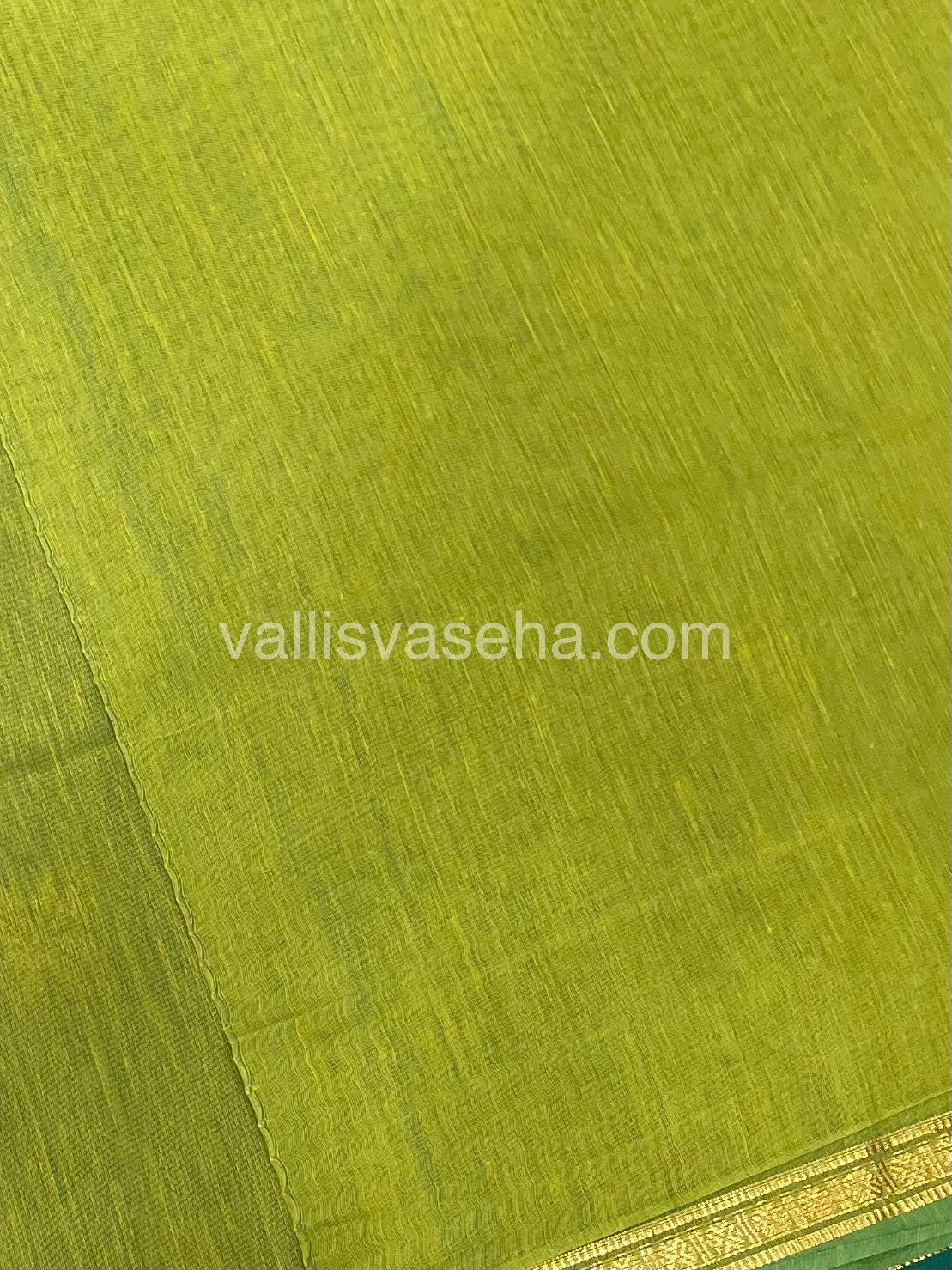 Semi Maheshwari Silk Cotton Saree - VVMSC006