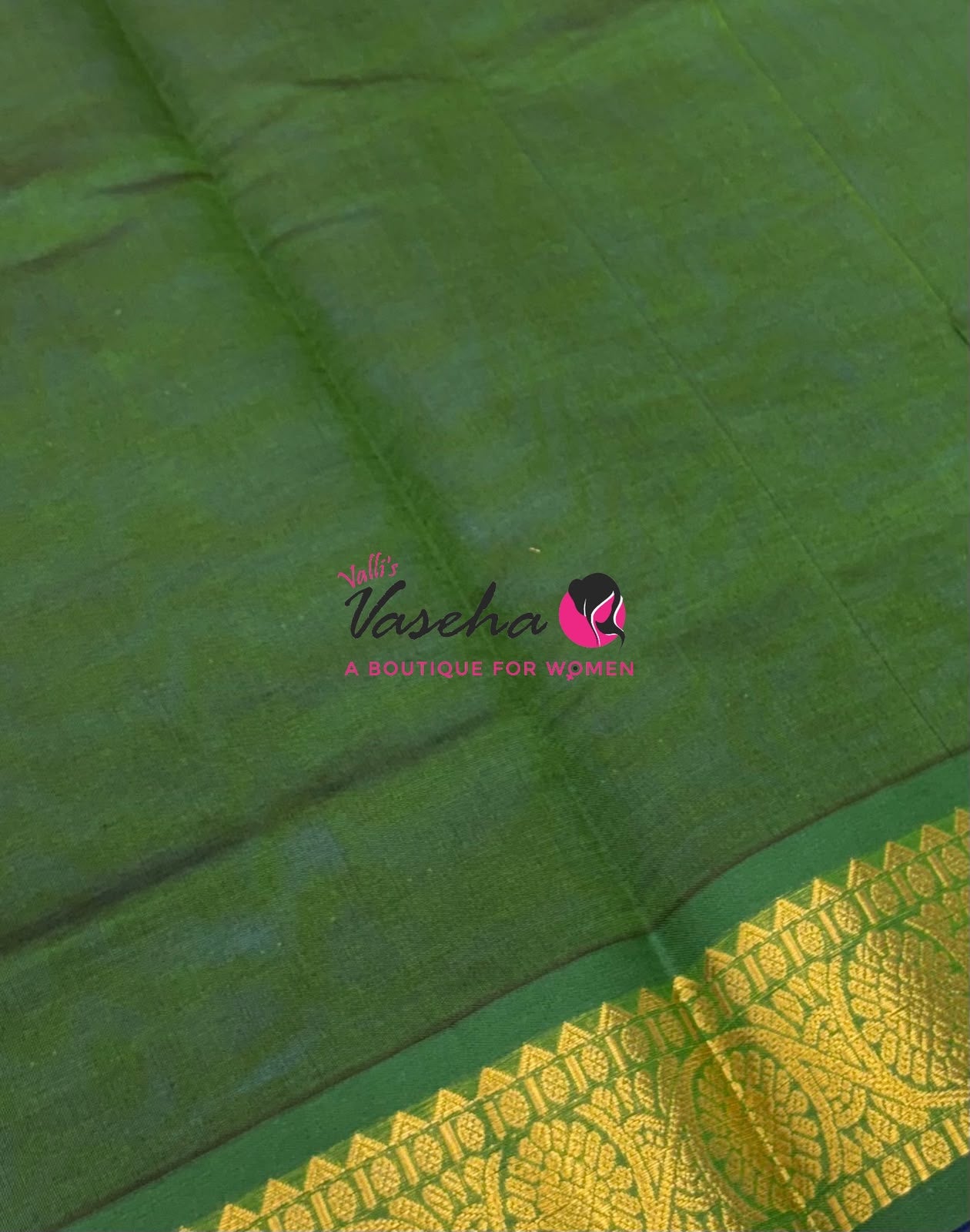 Semi Silk Cotton Saree | Double Leaf Butta Design |VVSSC016