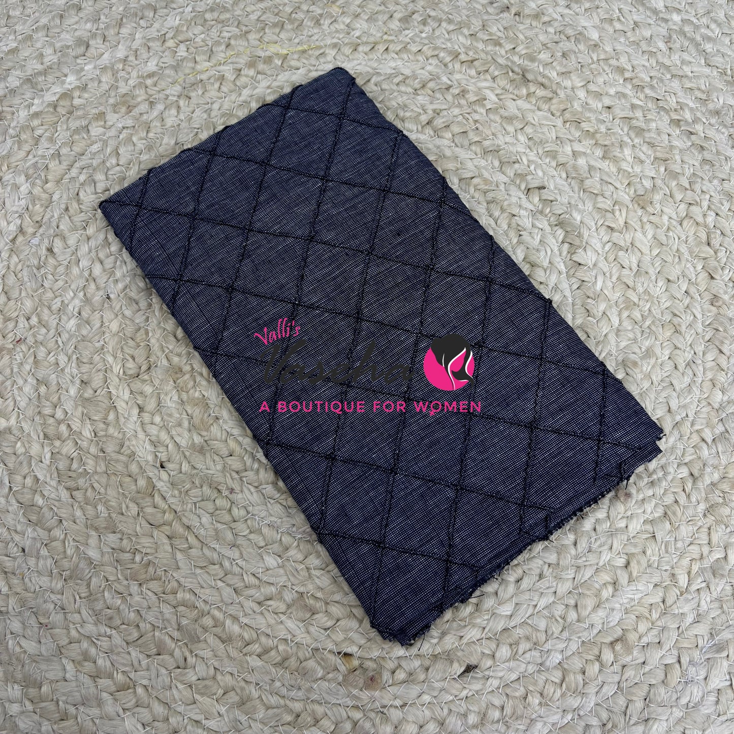 Blouse Bit - Pintec Plain - Diamond Stitch - 1 mtr - VVBPD001