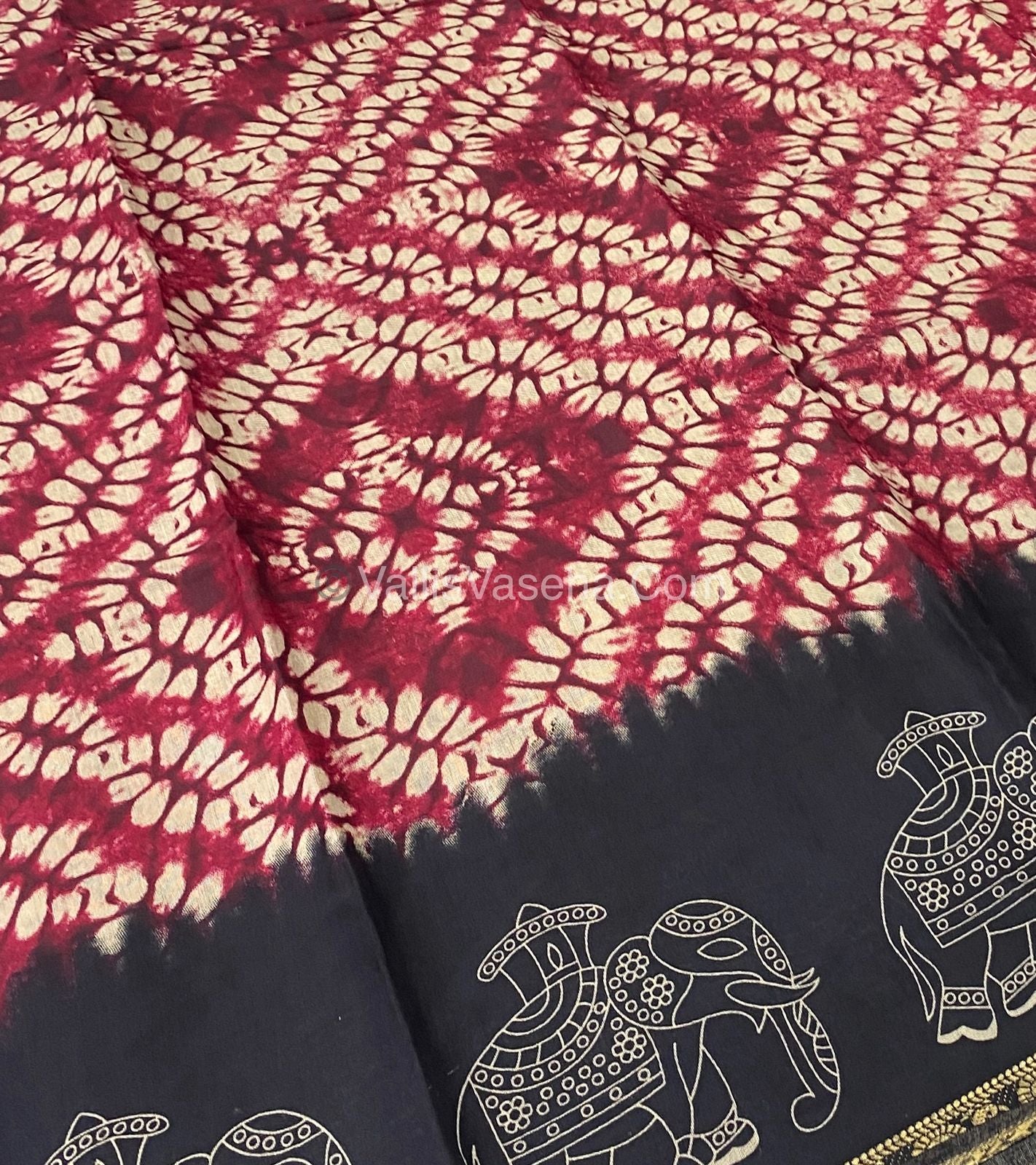 Mangalgiri Silk - Shibori Prints - VVMS002
