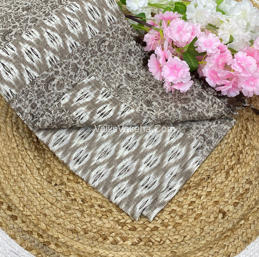 Jute Mixed Cotton Saree | VVJCS001