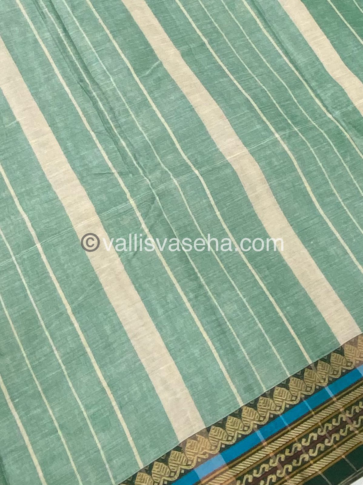 Narayanapet Mercerised Cotton Saree - VVNMC001