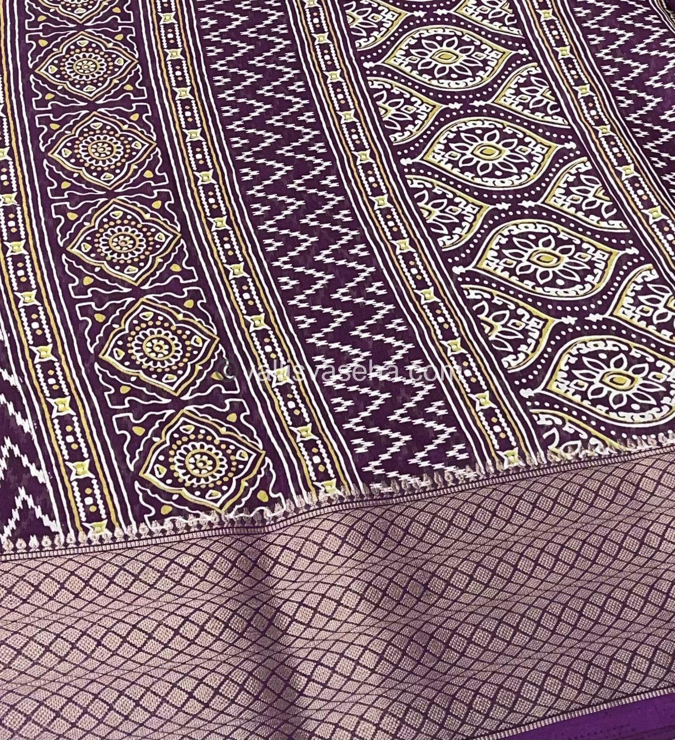 Semi Binny Silk - Wine Shade - VVSBS002