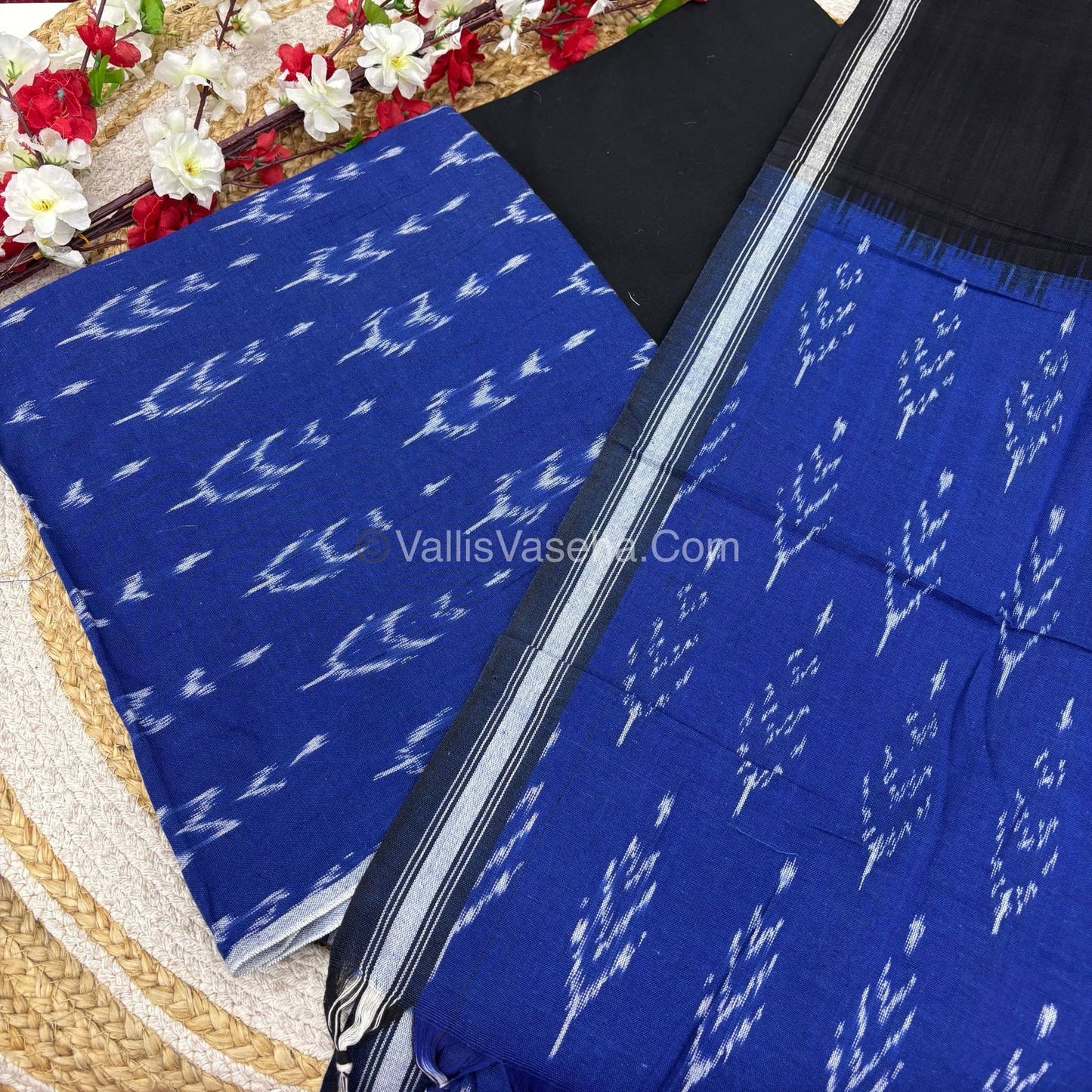 15% less - Offer Unstitched Material - Pure Ikkat Material - VVDUM004