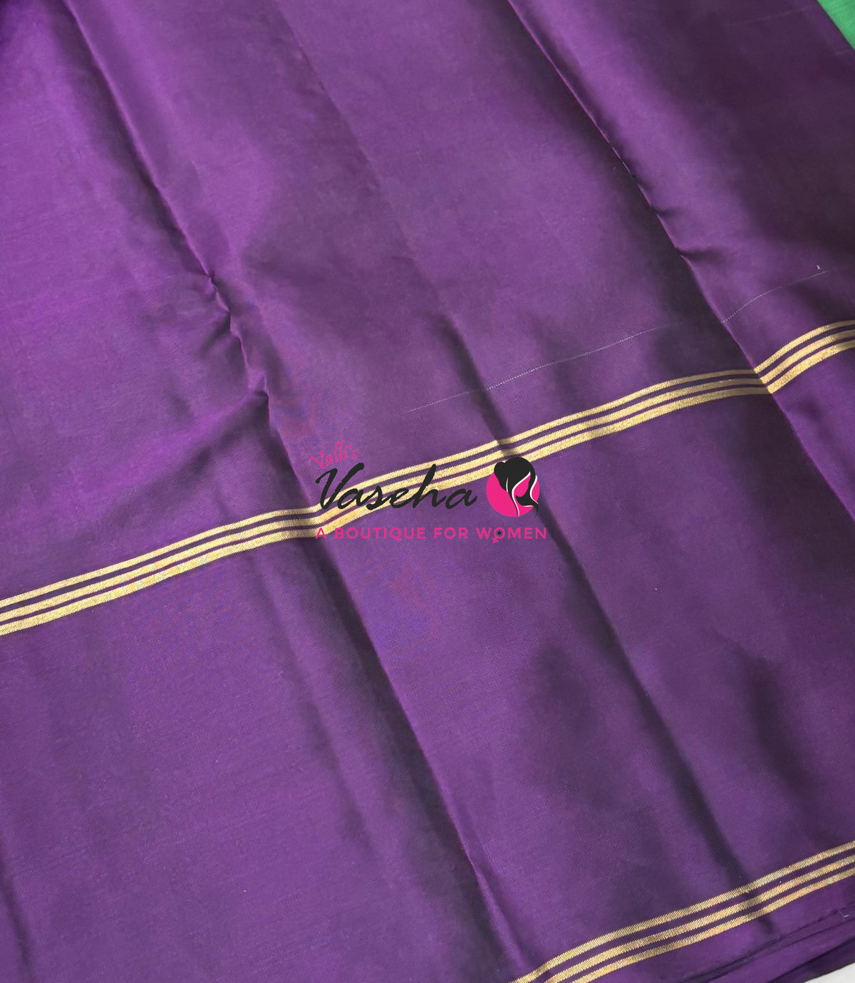 Half Mix - Pure Soft Silk Saree - Long Retta Petta Border with Butta - VVPSS105