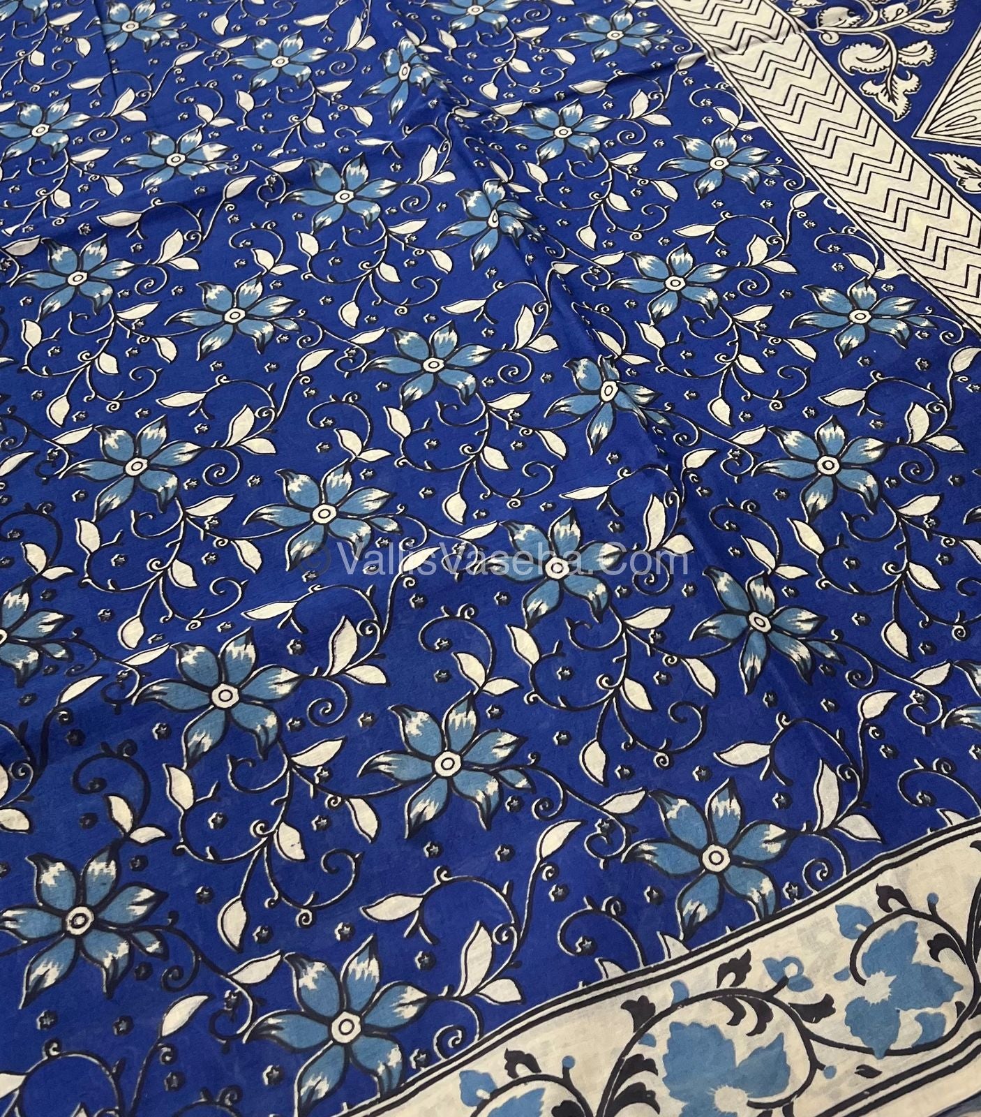 Pure Kalamkari Cotton Saree - VVPKC002