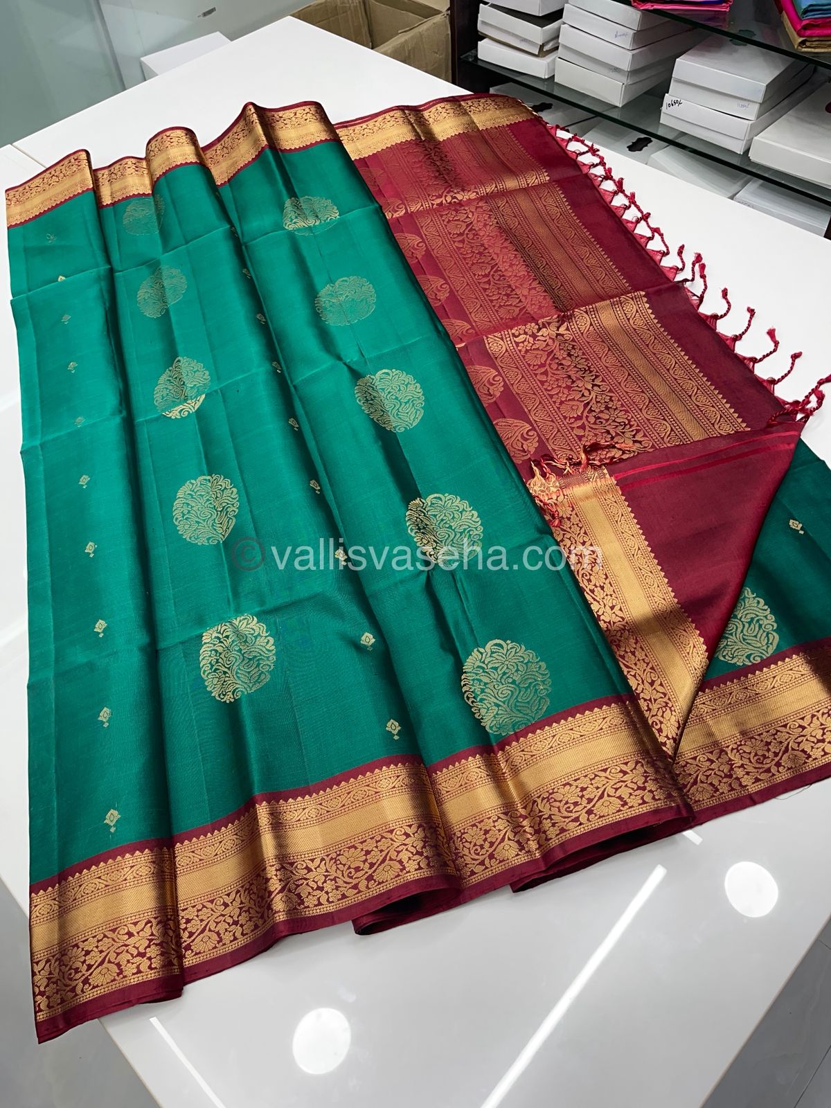 Pure Soft Silk Saree - Kanchi Border - VVPSS015
