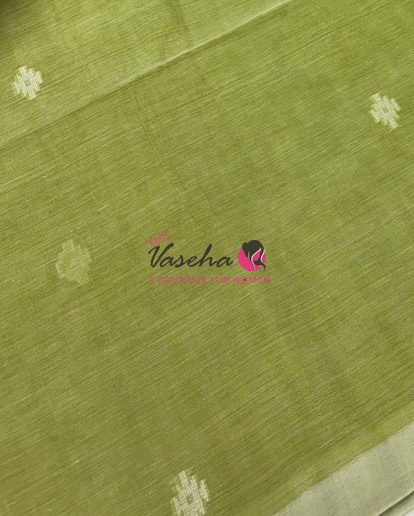 Bengal Kaddhi Cotton Saree | VVBKC002 | Green Shade