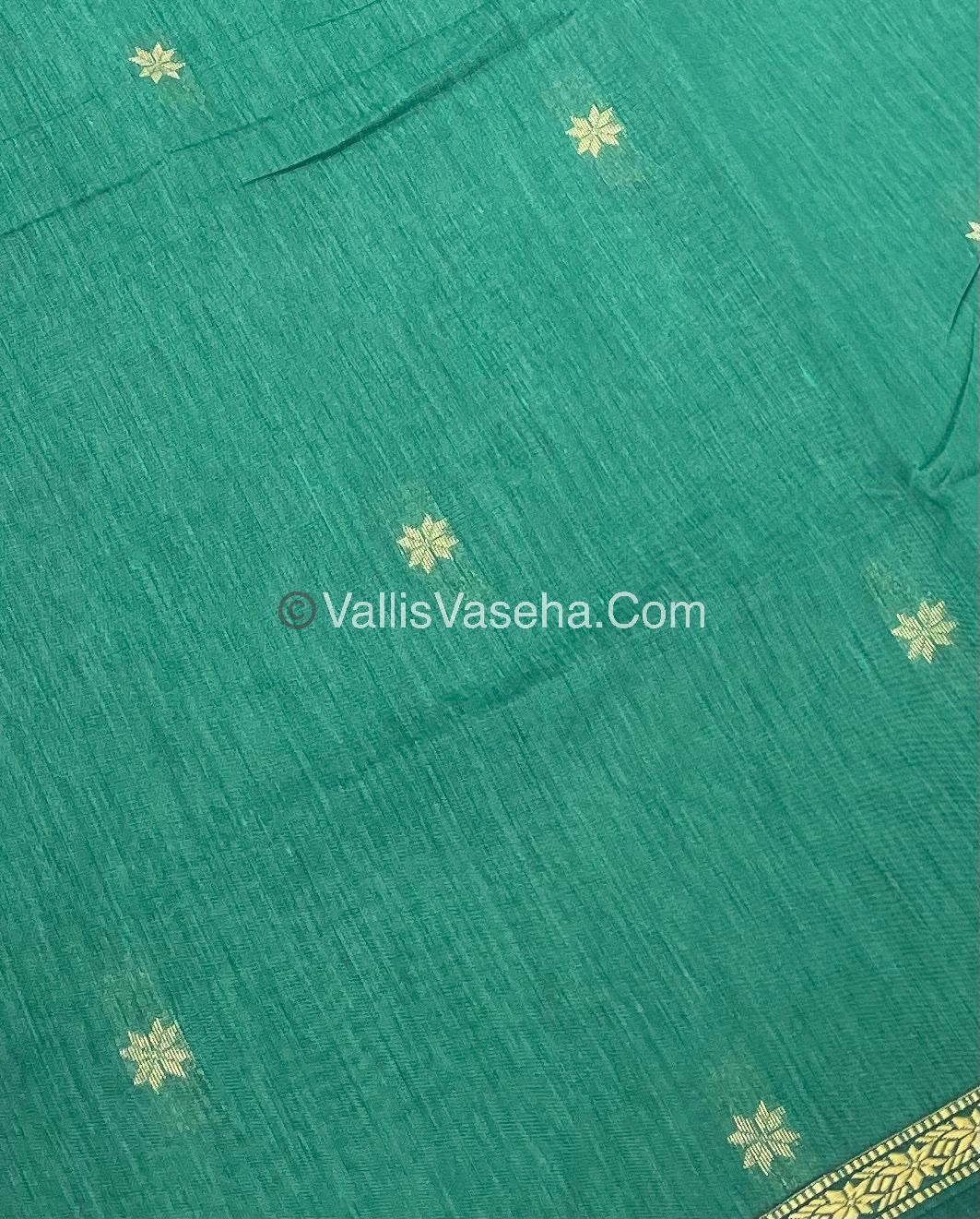 Semi Maheshwari Silk Cotton Saree - VVMSC002