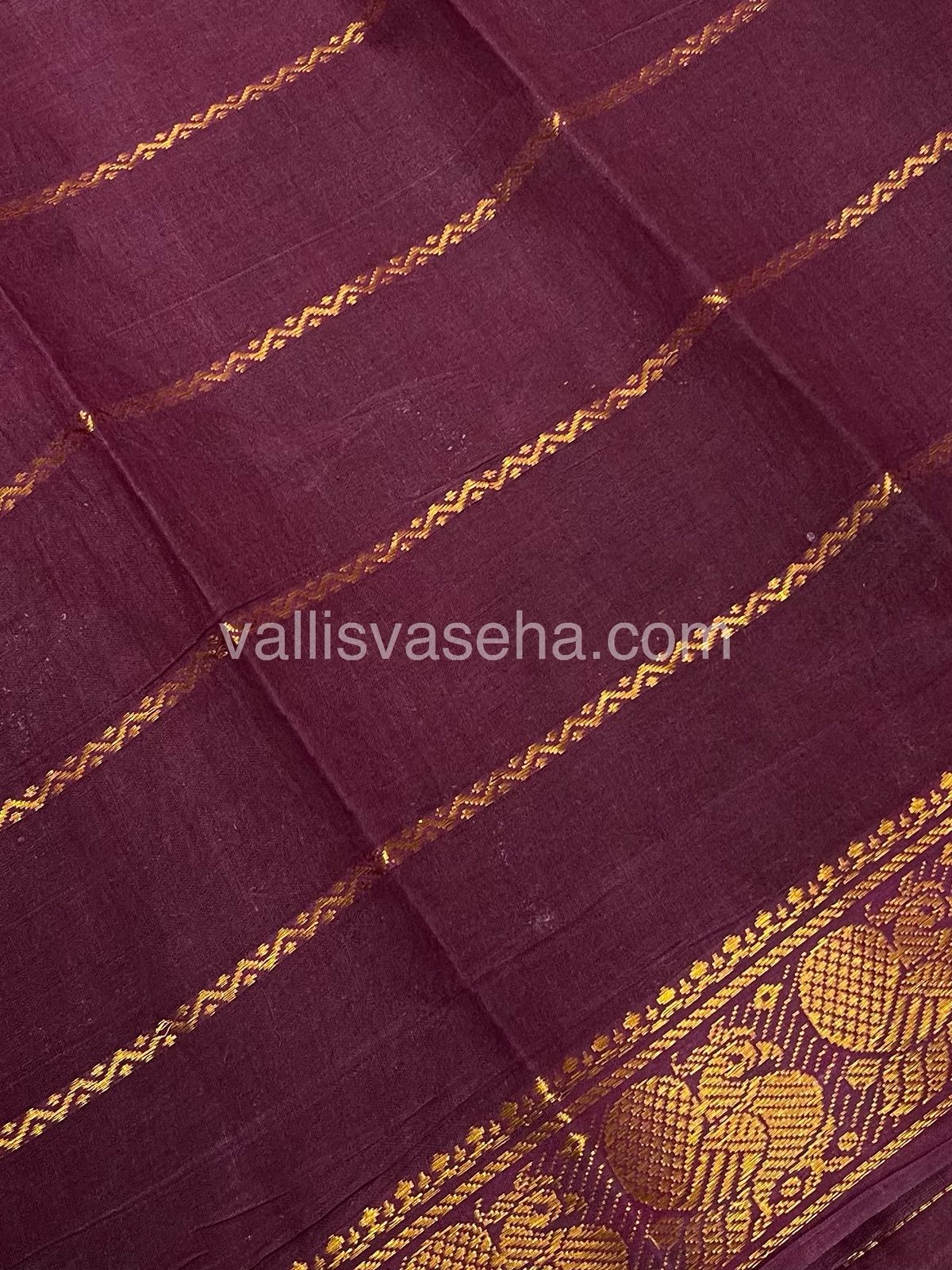 Sungudi Cotton Saree - Kolam Print - VVSKP002