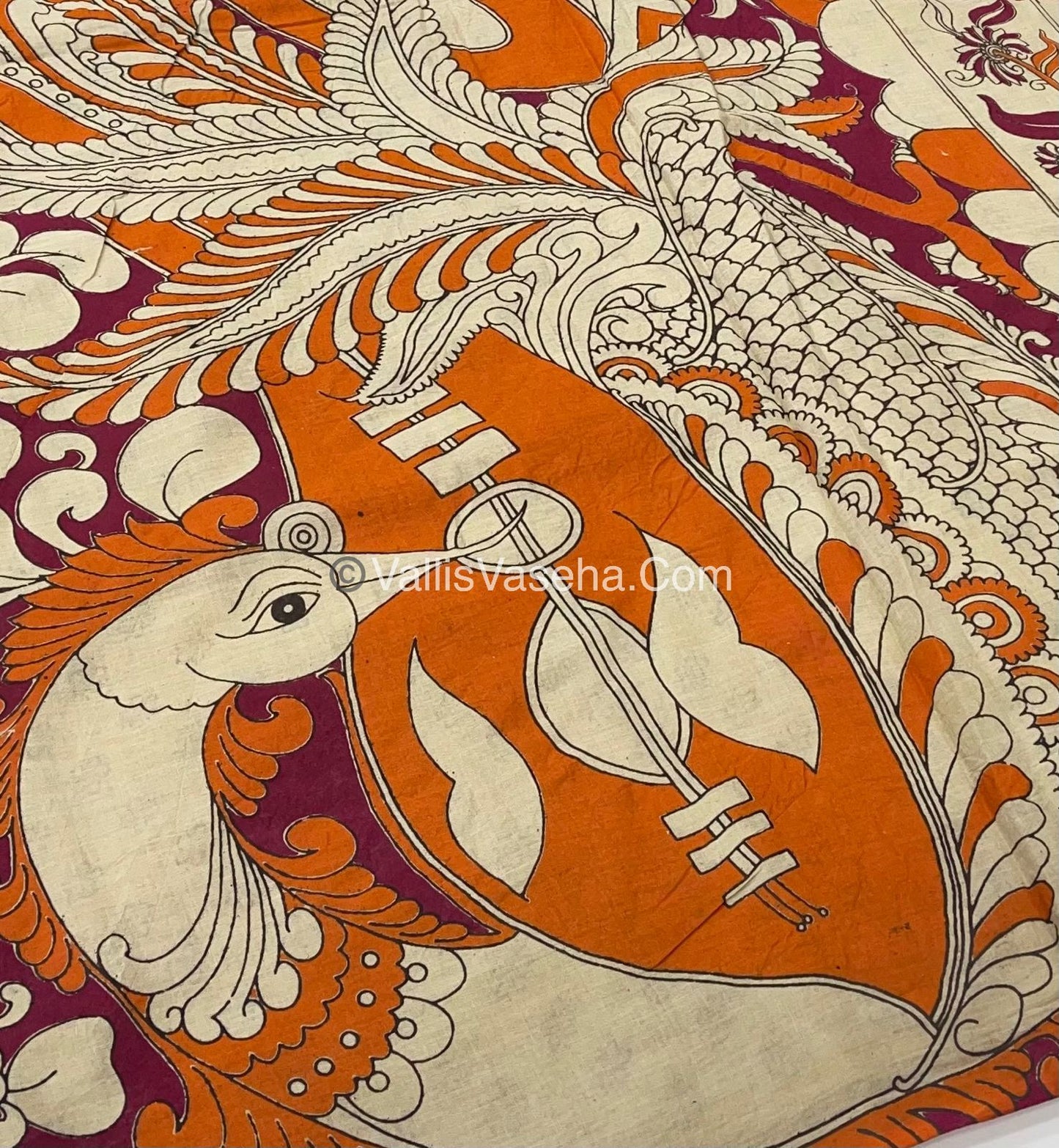 Pure Kalamkari Cotton Saree - VVPKC001