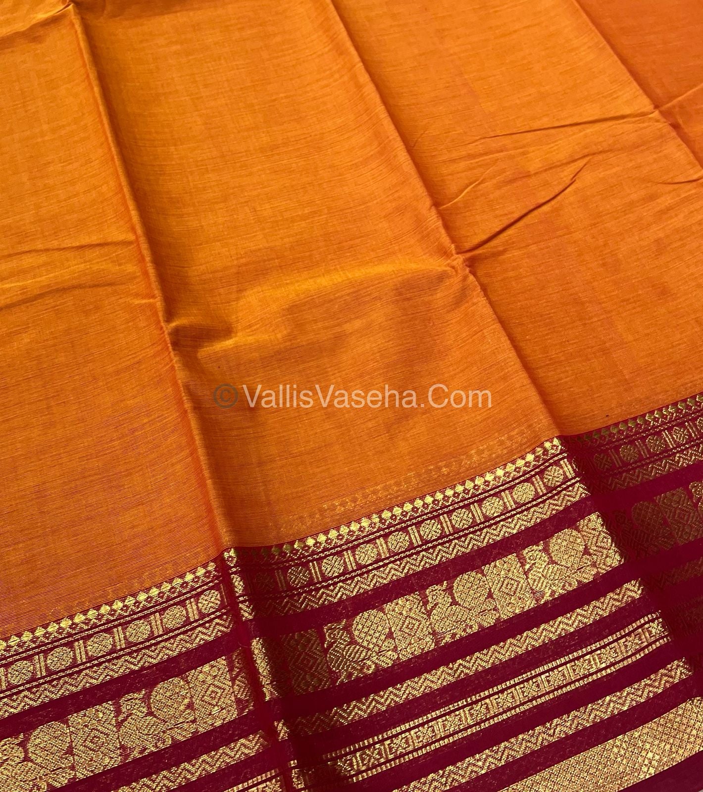 Kanchi Cotton Saree - VVKCS007