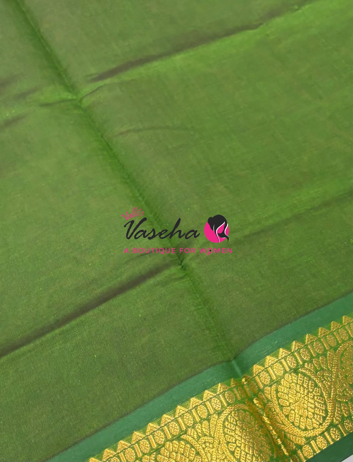 Semi Silk Cotton Saree | Double Leaf Butta Design |VVSSC016