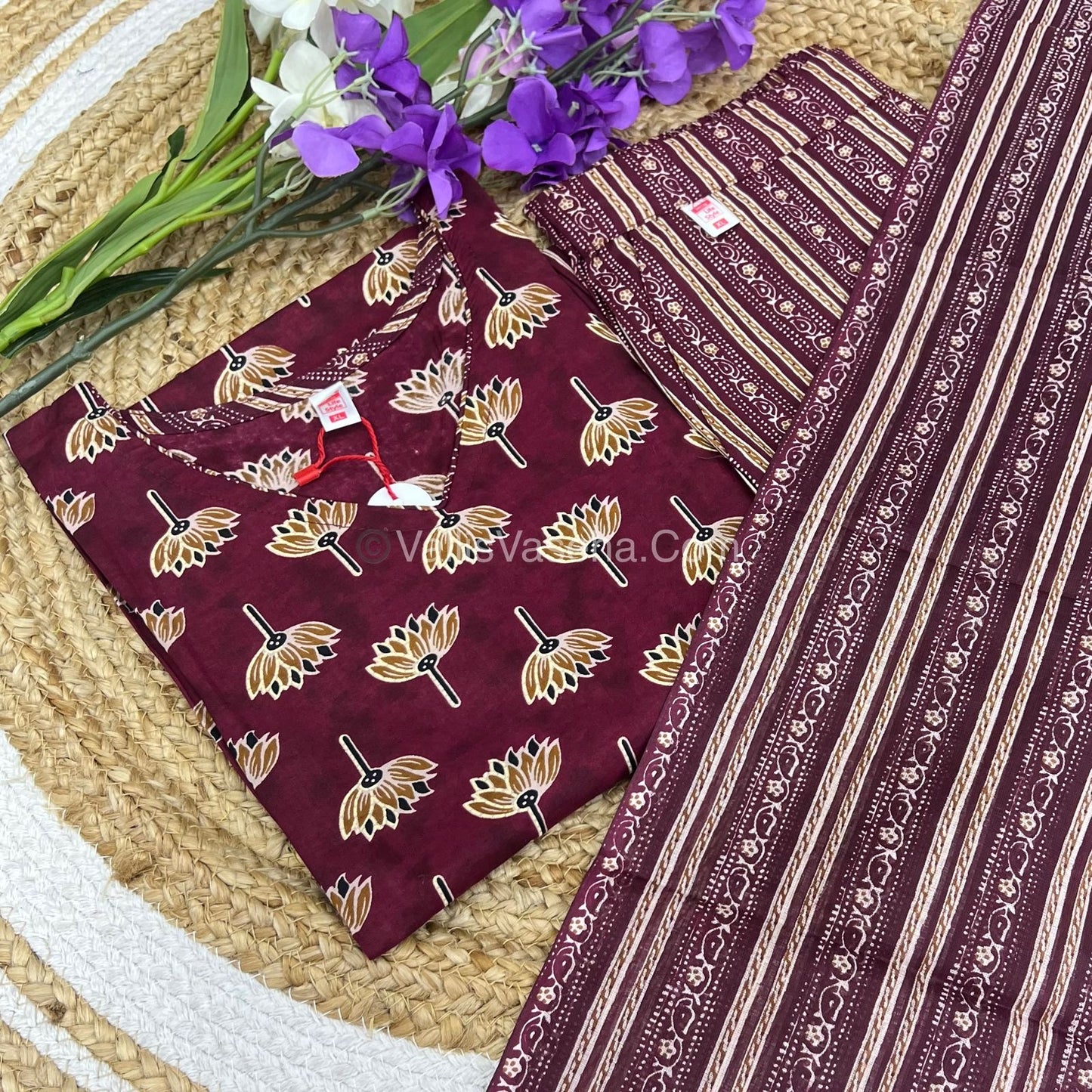 Ready Made - Salwar, Kameez & Duppatta(3pc) - Printed - VVRBS002