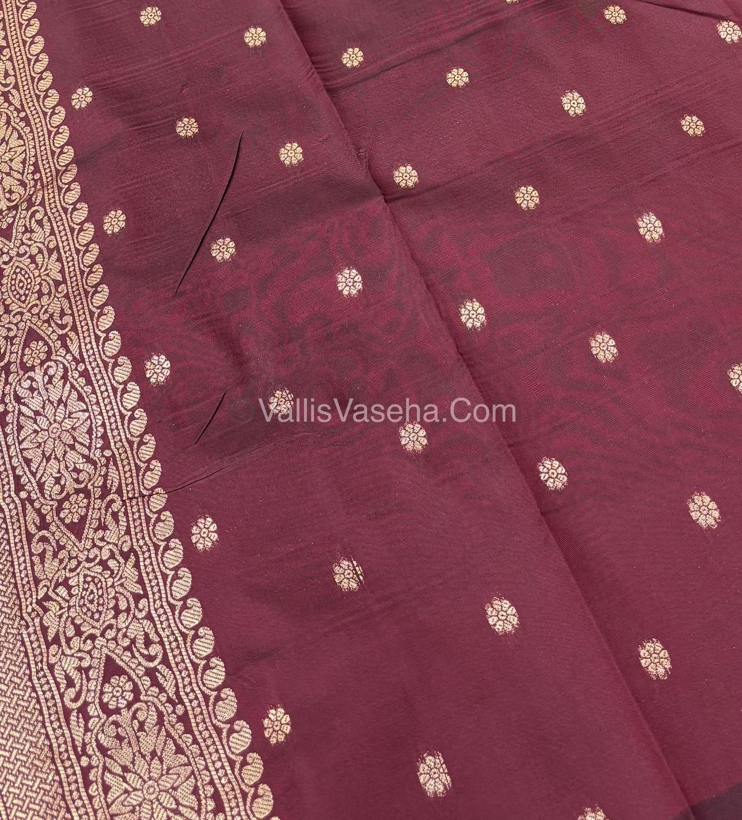 Semi Soft Silk - Wine Shade -VVSSS018