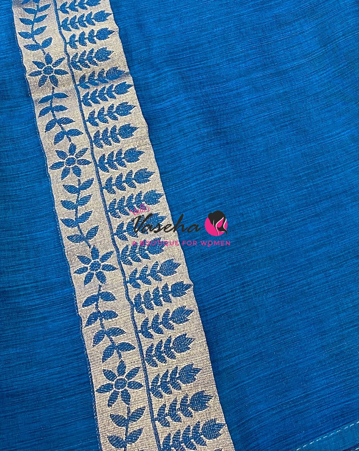 Banarasi - Heritage Meenakari Silk - Blue Shade - VVBHS016