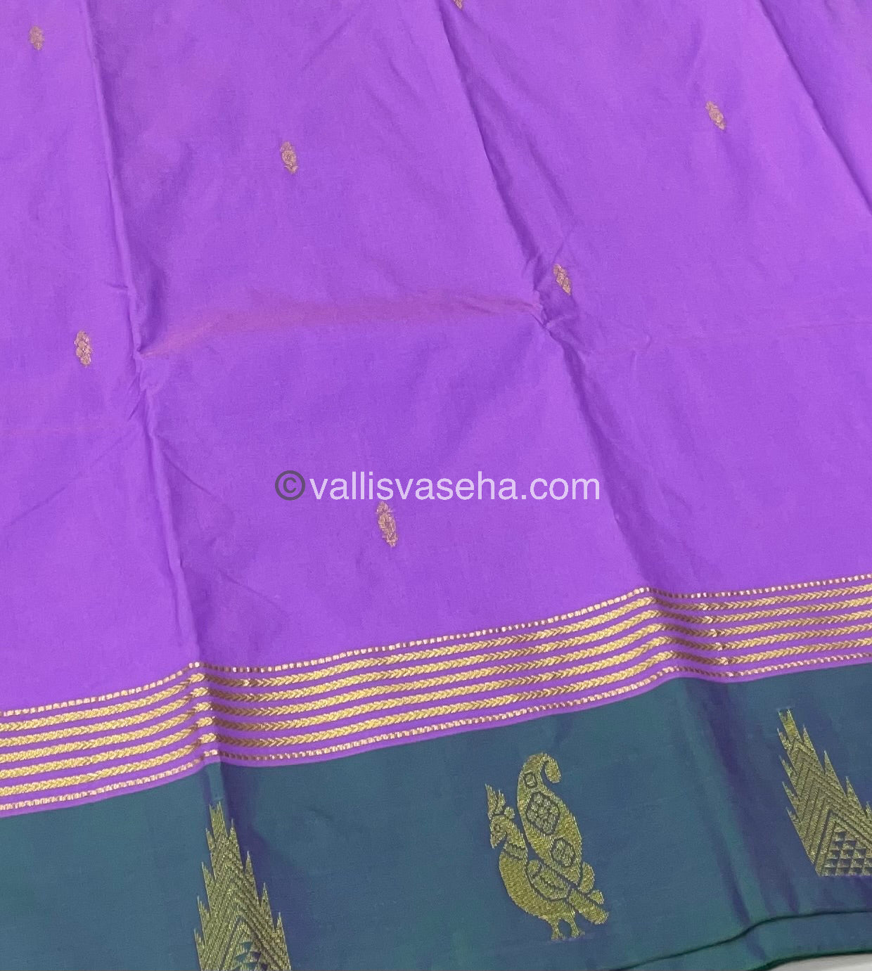 Semi Silk Saree - Kanchi Pattu Style - VVSSS004