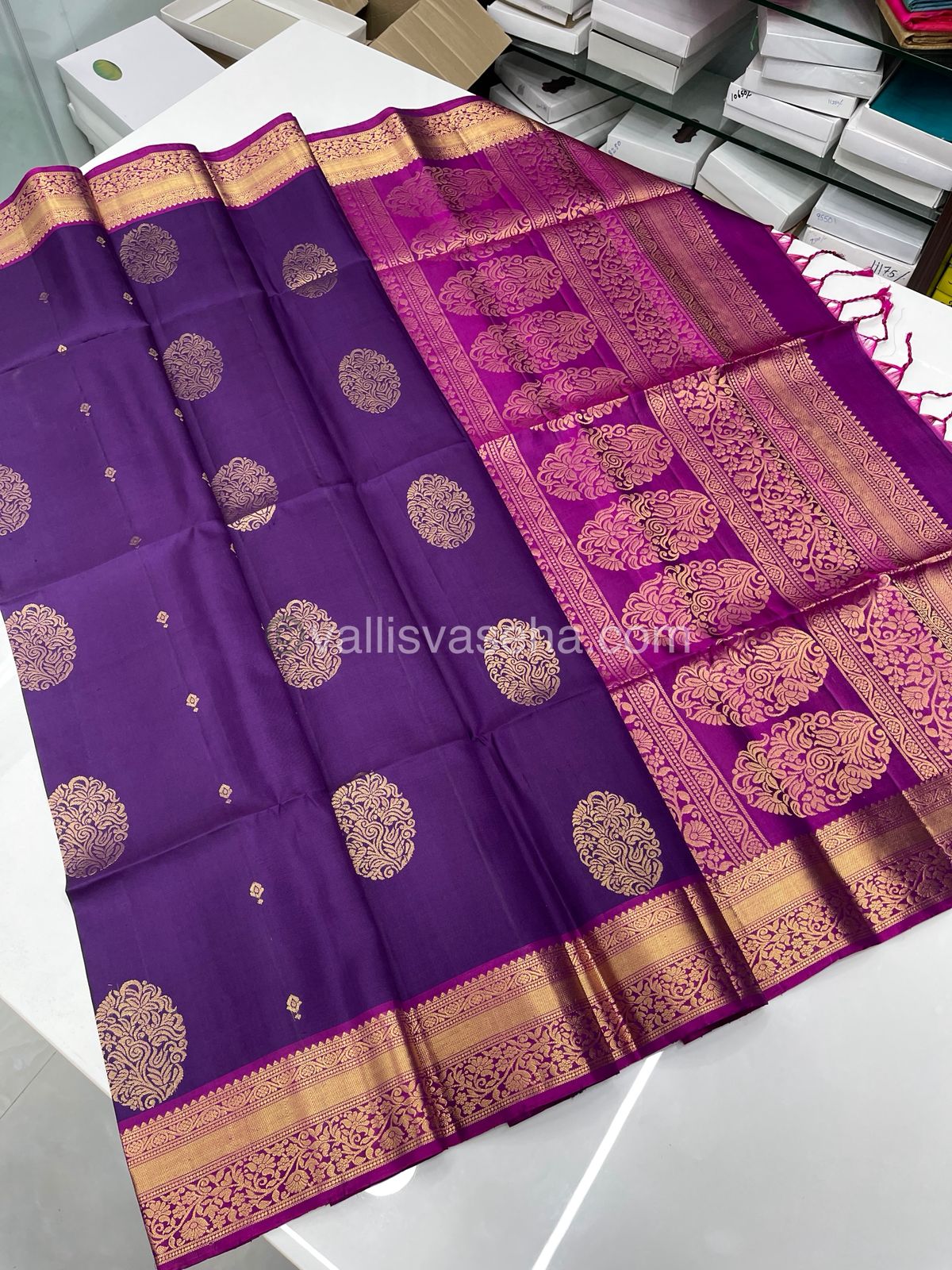 Pure Soft Silk Saree - Kanchi Border - VVPSS015