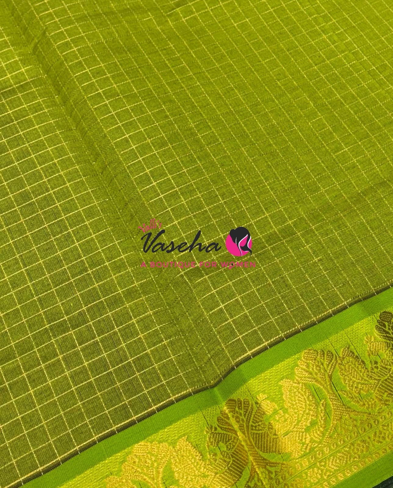 Semi Silk Cotton Saree Lakshadeepam Shade |VVSSC009