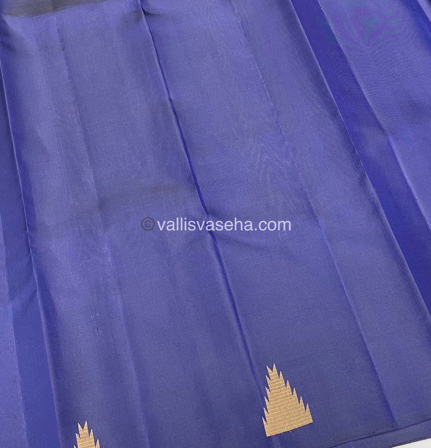 Pure Soft Silk Saree - Jothika Hit design - Navy Blue - VVPSS005