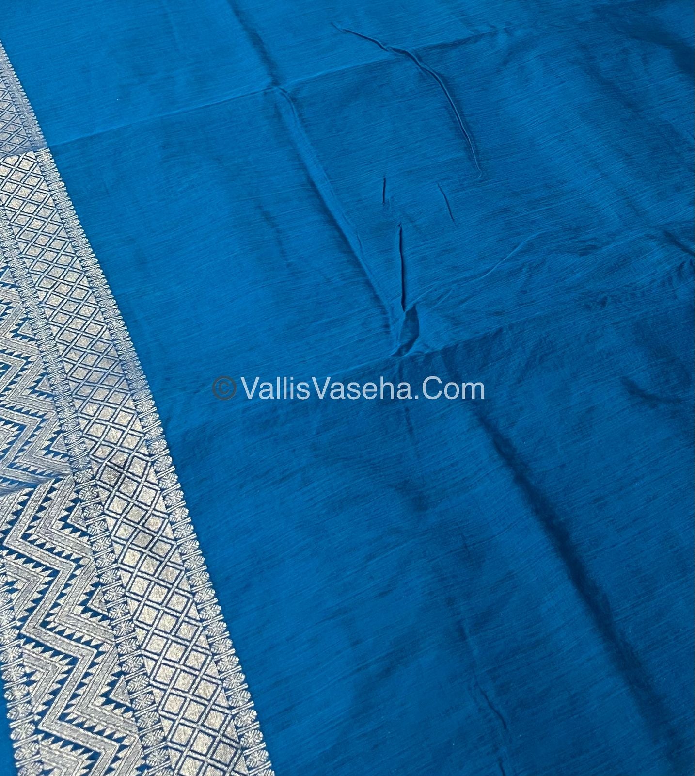 Banarasi - Heritage Silk - Semi Kathan Silk - Ramar Blue Shade - VVBHS005