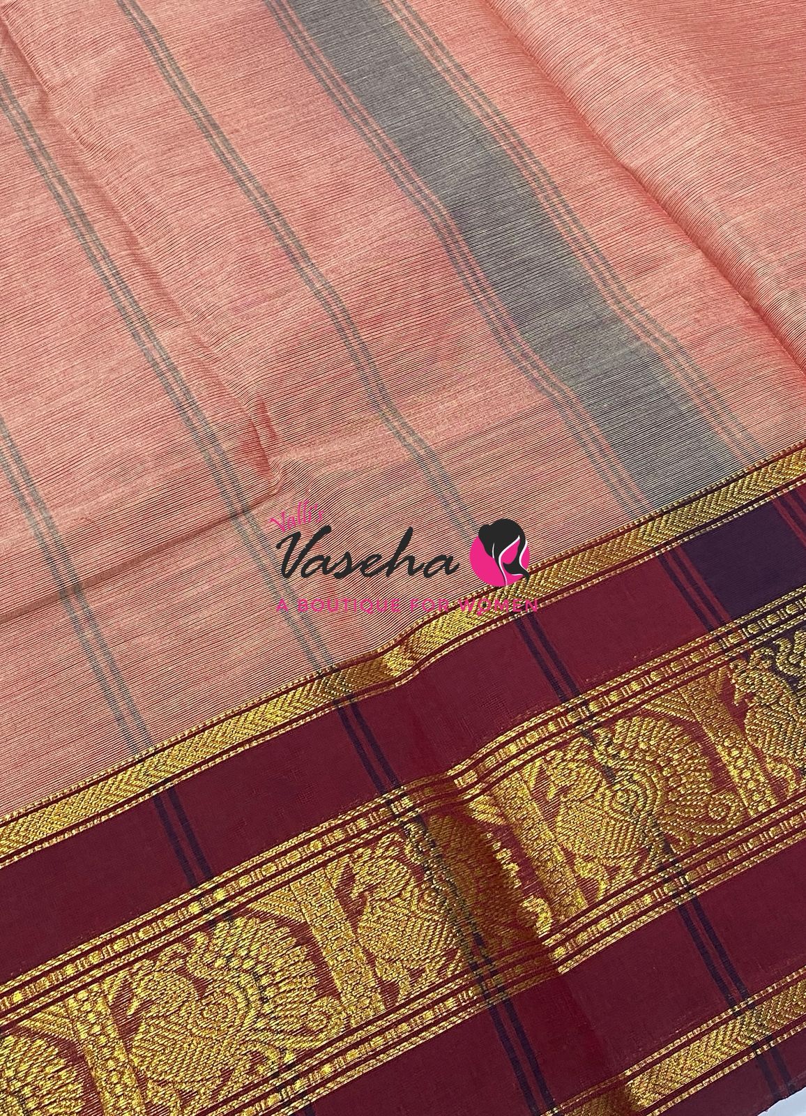 Kanchi Cotton Saree - VVKCS032