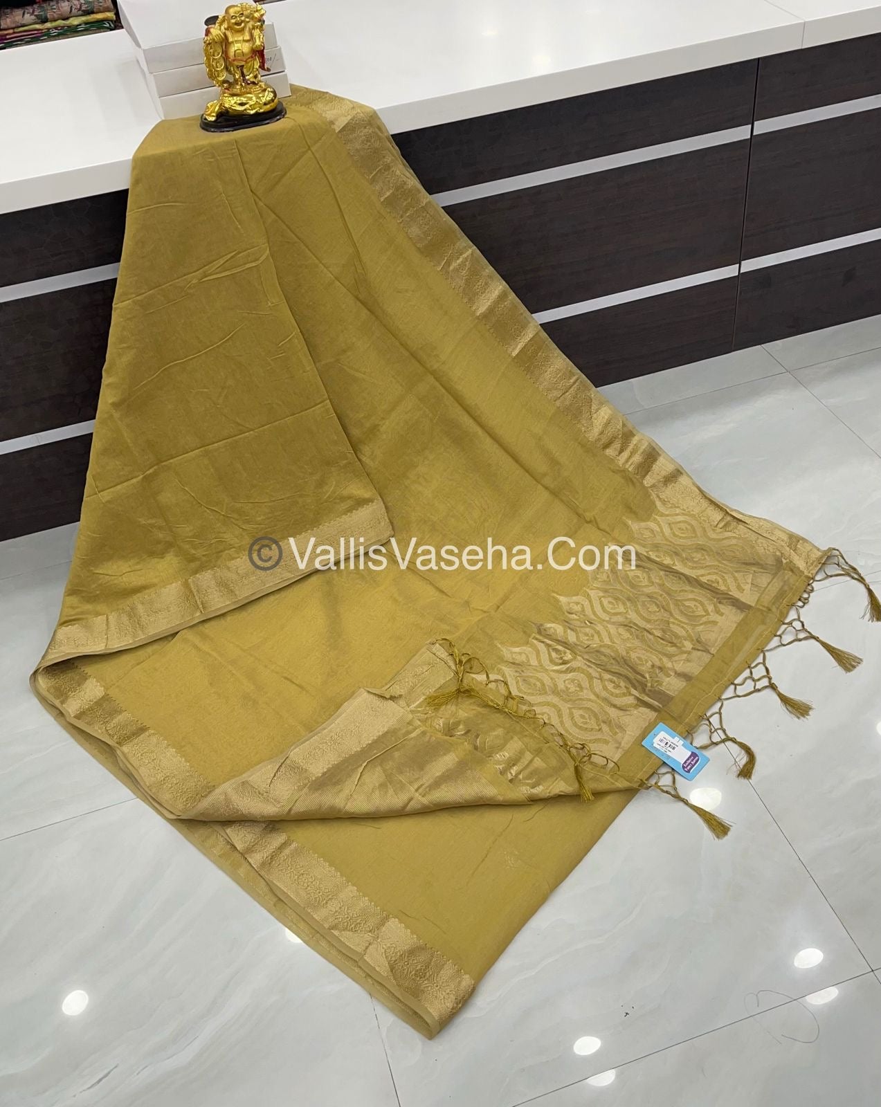 Chanderi Mixed Cotton Saree - VVCMC001