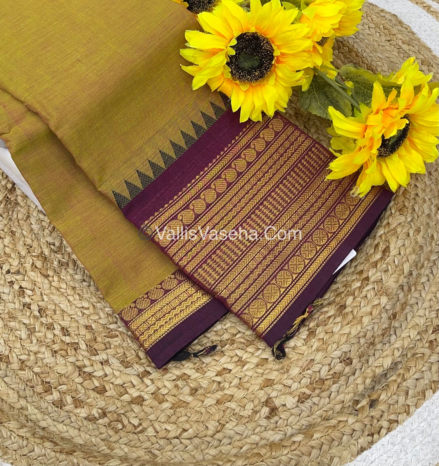 Kanchi Cotton Saree - VVKCS008