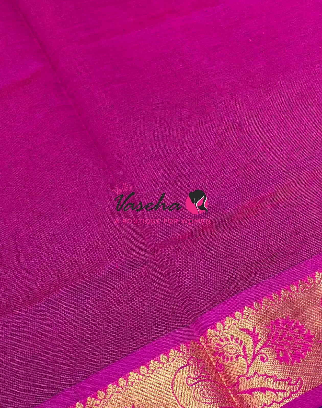 Semi Silk Cotton Saree - Small Round with Zari Butta - VVSSC014