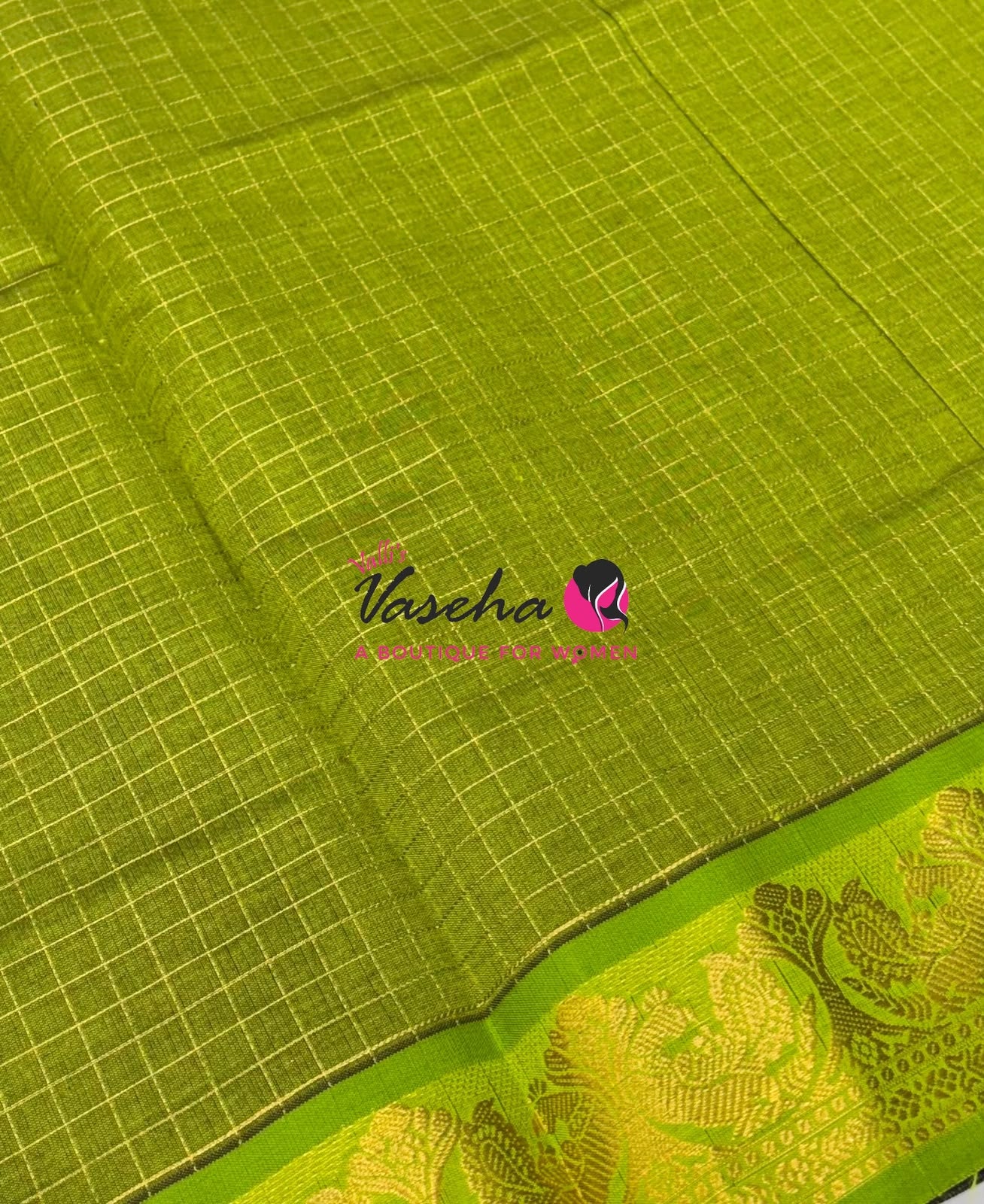 Semi Silk Cotton Saree Lakshadeepam Shade |VVSSC009