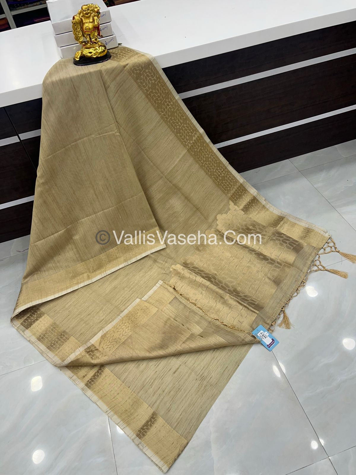 Chanderi Mixed Cotton Saree - VVCMC001