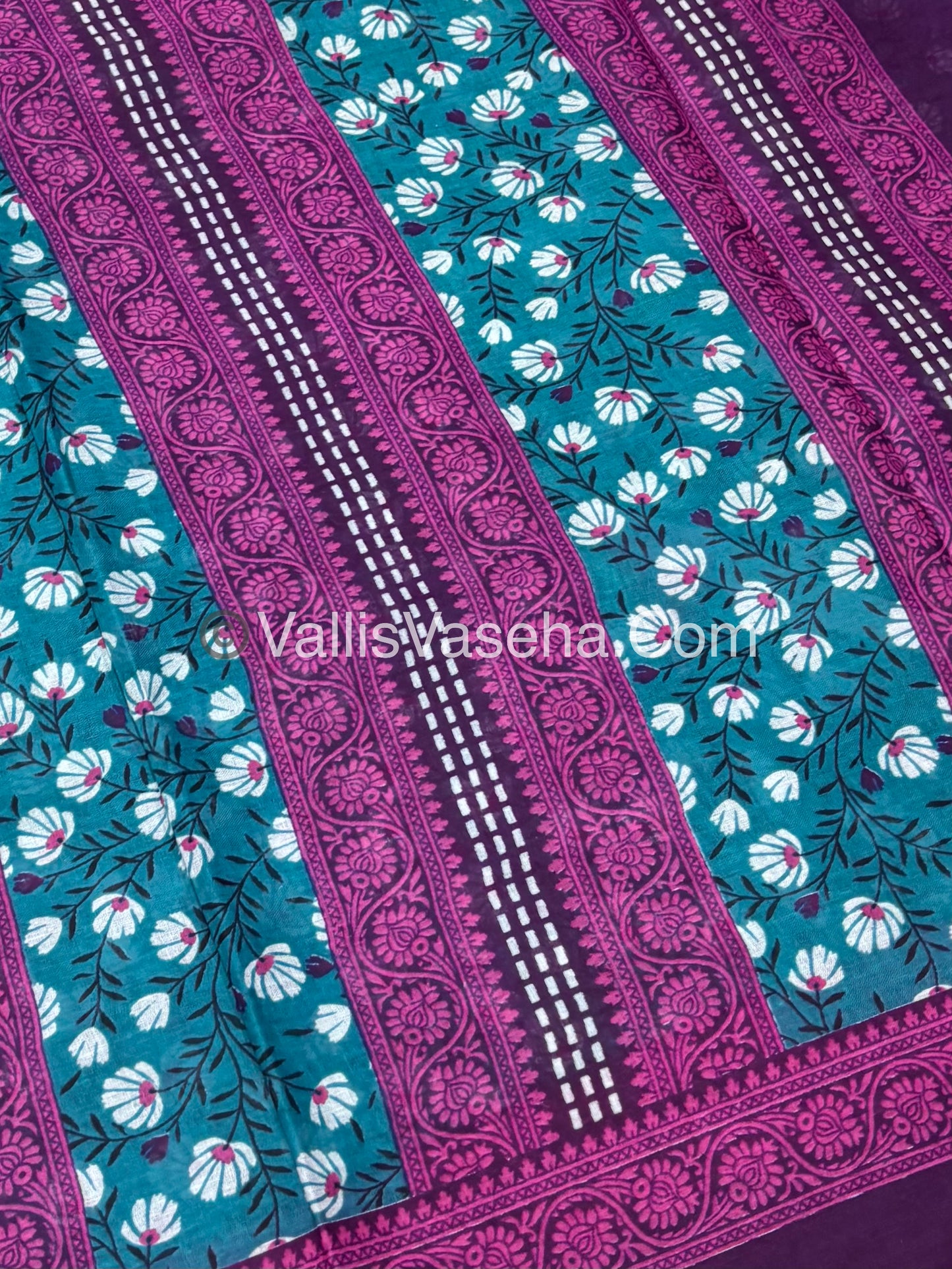 Pure Cotton Voile Saree | VVPVC001