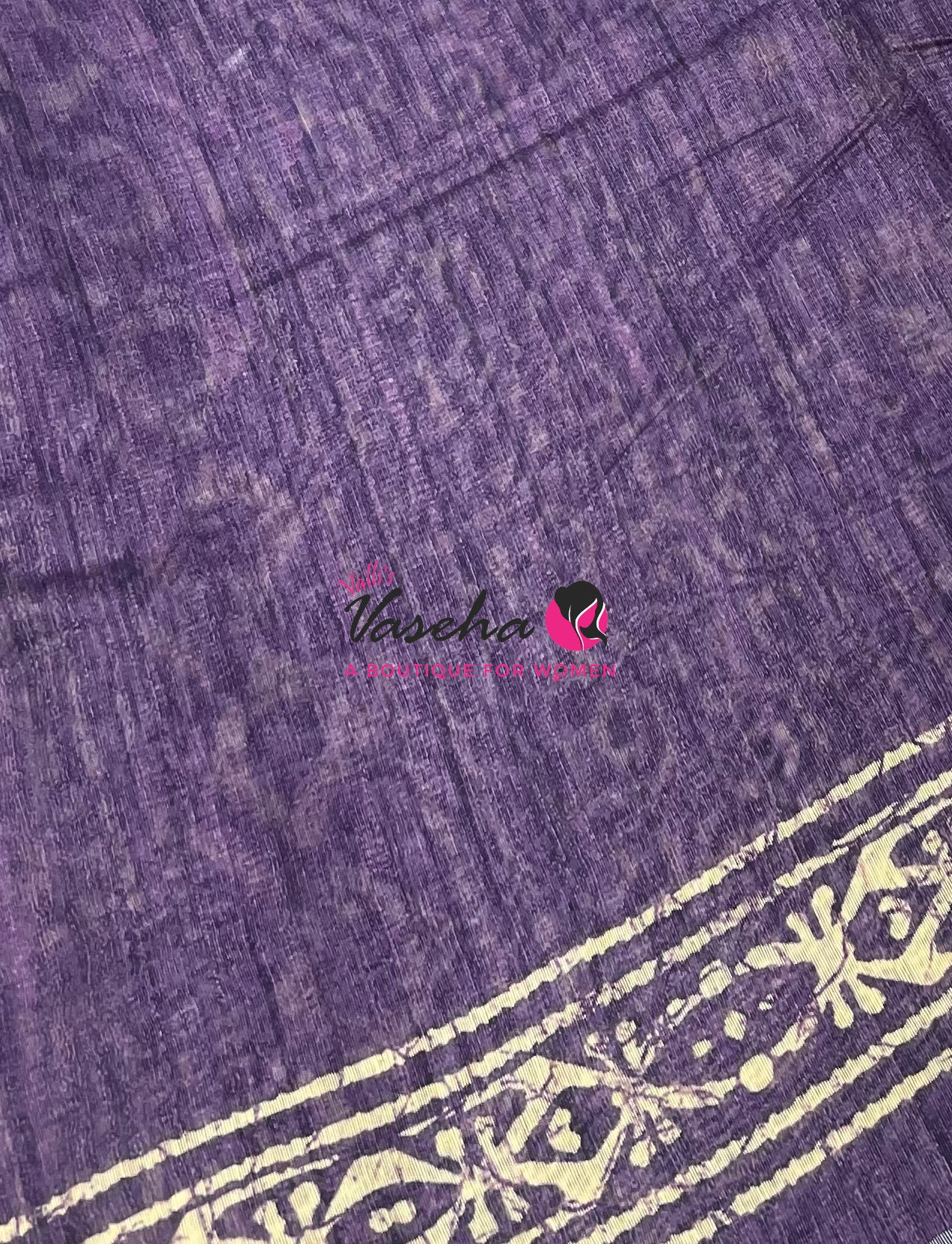 Art Tussar / Art Silk - Purple Shade - VVATS002