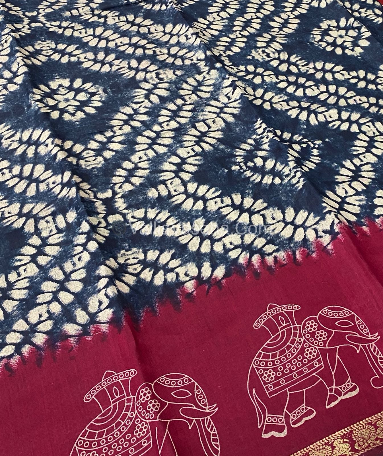 Mangalgiri Silk - Shibori Prints - VVMS002