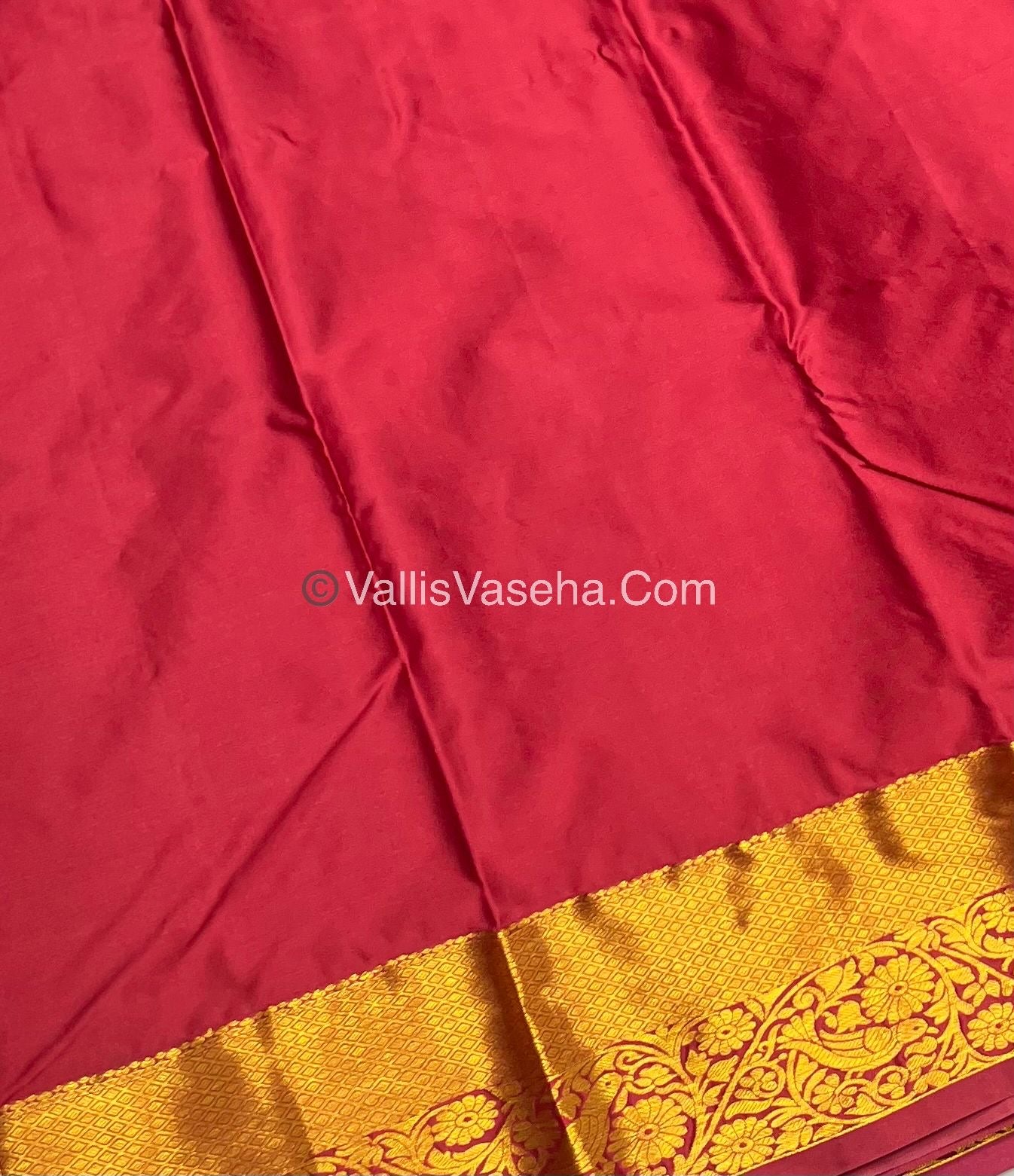 Semi Kanchipuram Silk - Purple Shade - VVSKS002