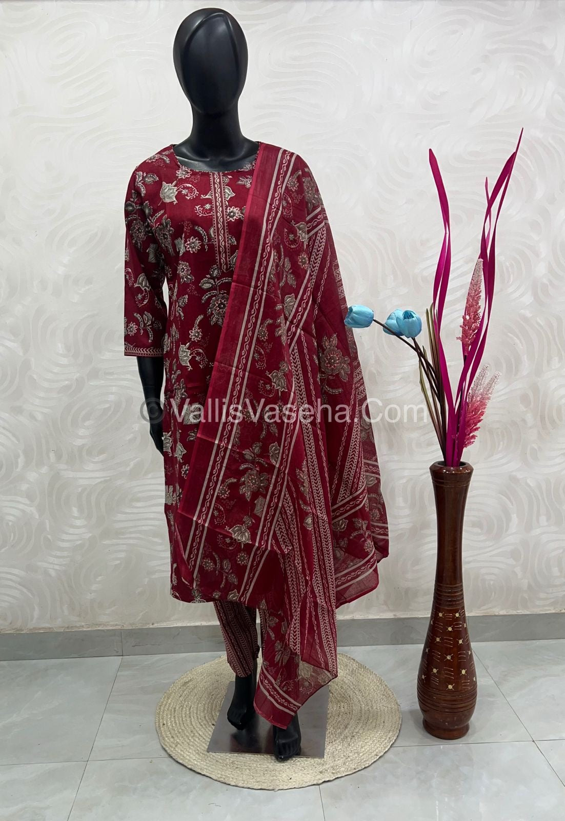 Ready Made - Salwar, Kameez & Duppatta(3pc) - Printed - VVRBS002