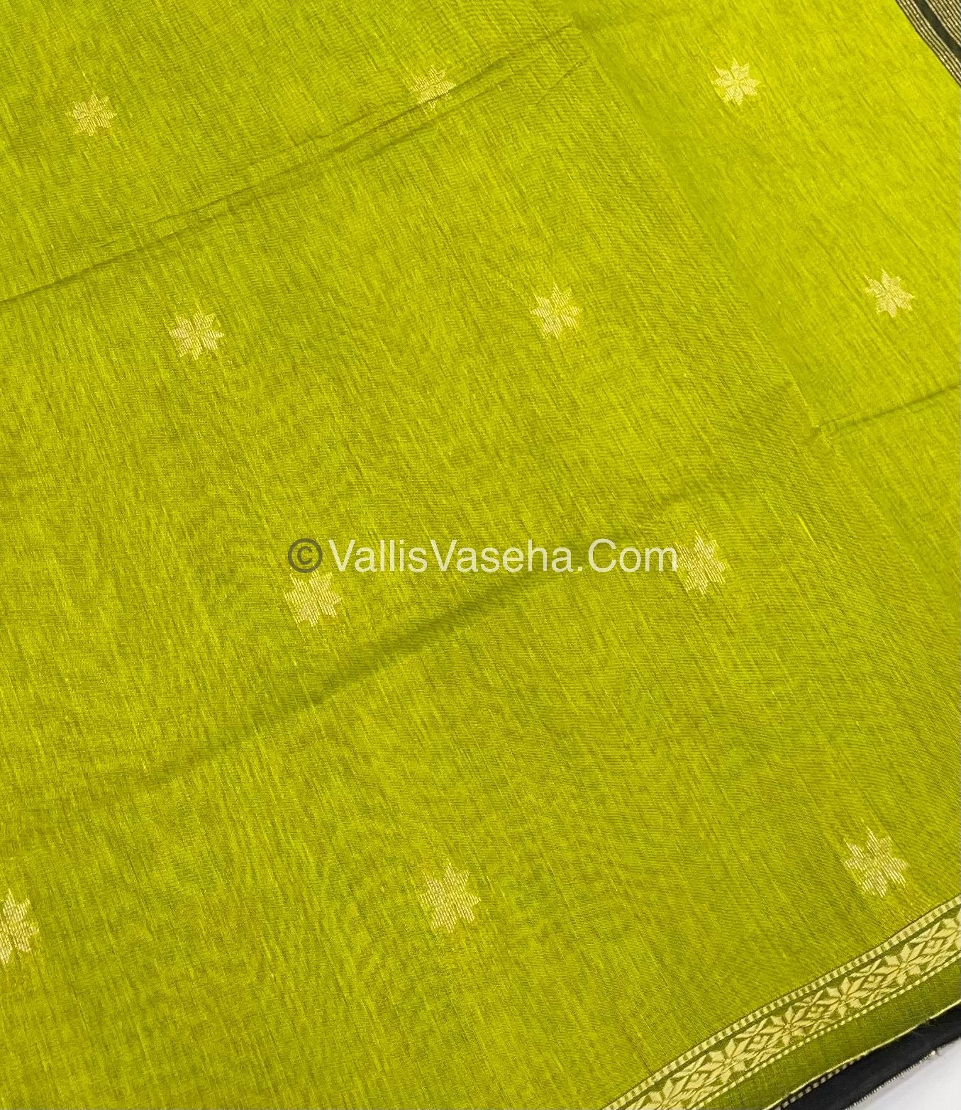 Semi Maheshwari Silk Cotton Saree - VVMSC002