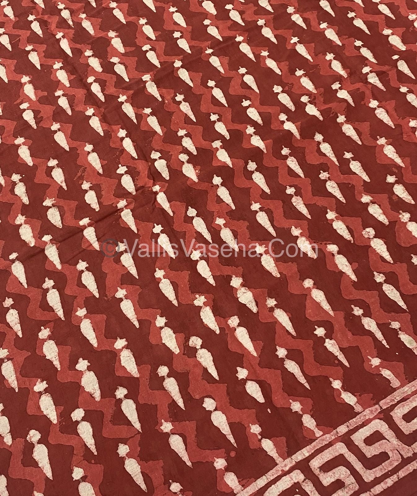 Pure Soft Mul Mul Cotton Sarees - Hand Block Prints - VVMMC003