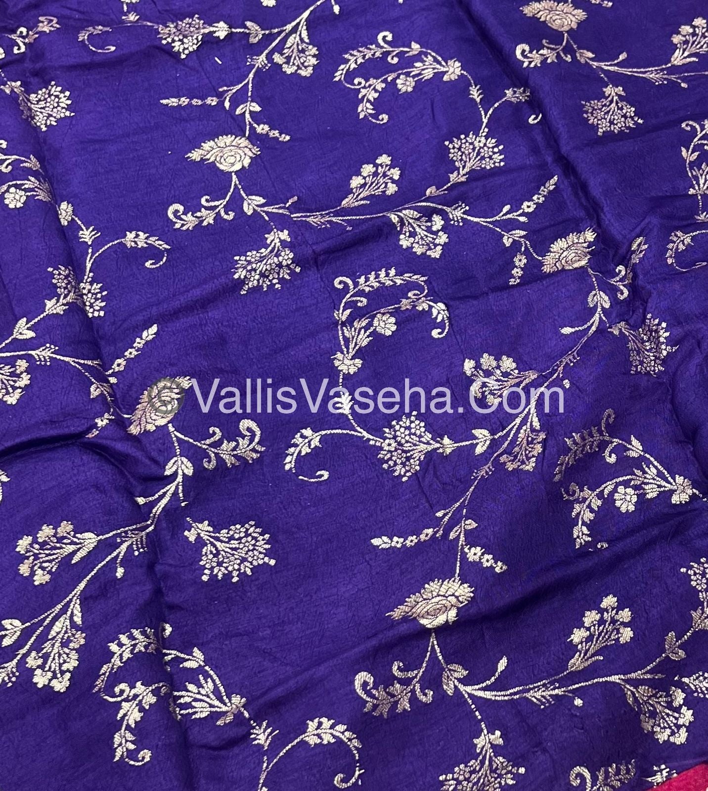 Semi Viscose / Semi Mysore Crepe Silk Variety - Embossed Design - VVSMC002