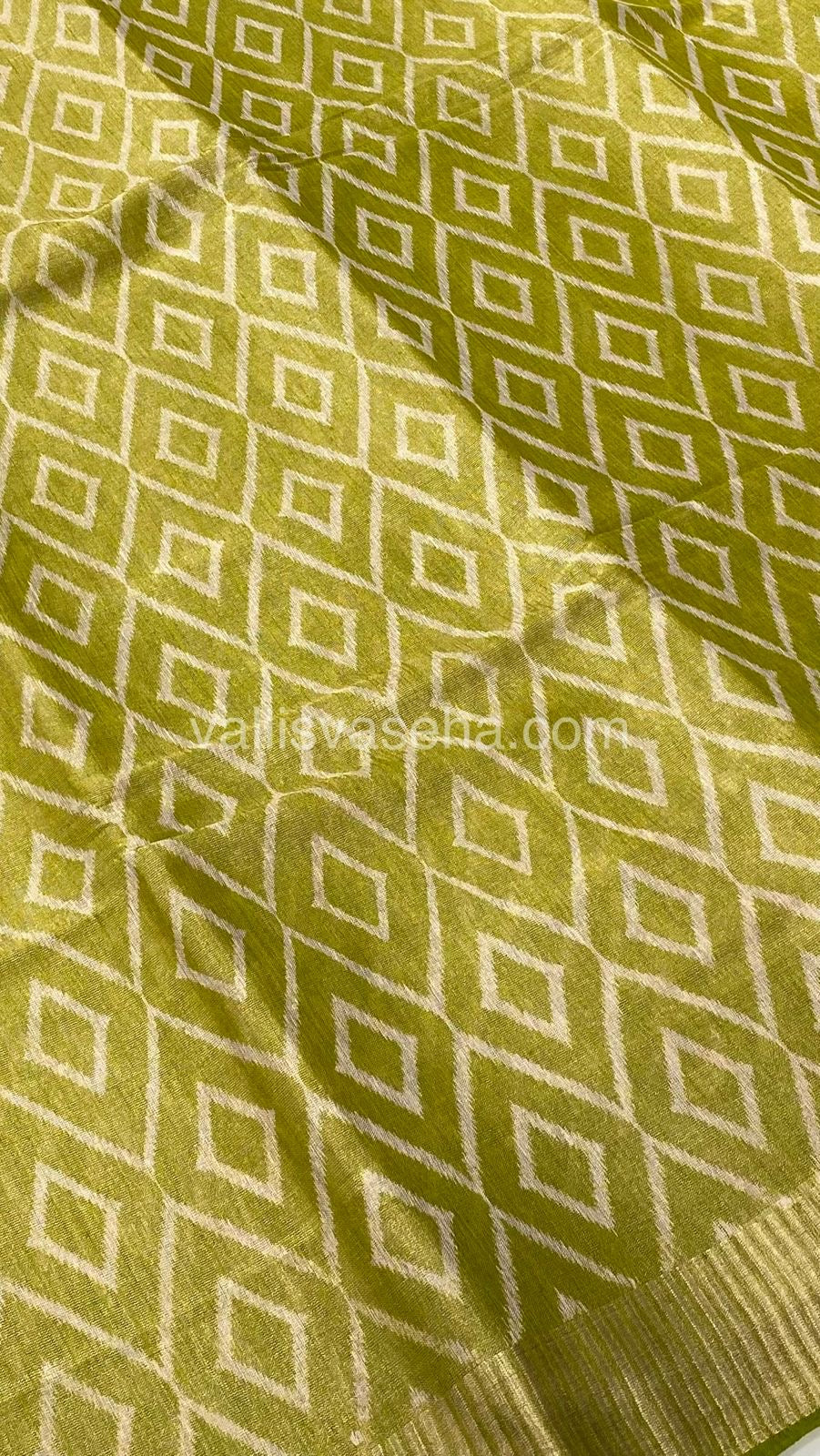Semi Tussar Silk - Green Shade - VVSTS004