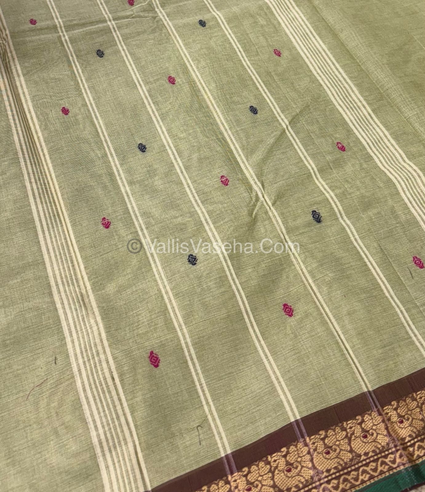Kanchi Cotton Saree - VVKCS017