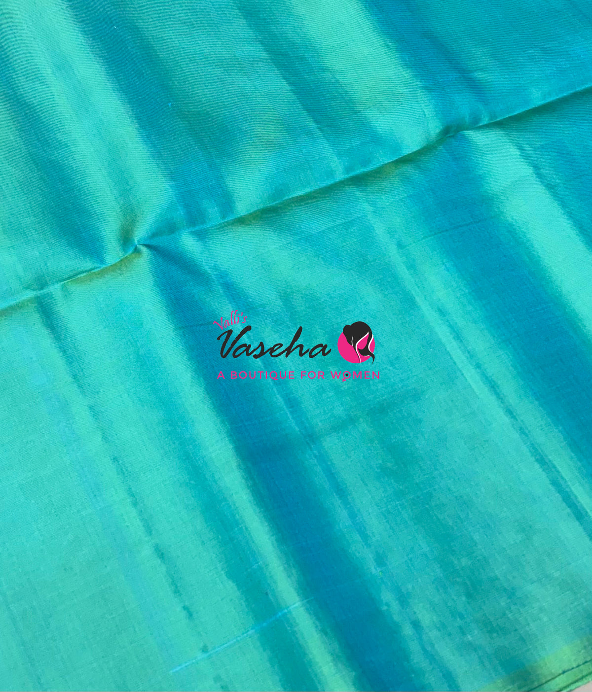 Pure Soft Silk Saree - Turquoise Blue Shade - VVPSS123