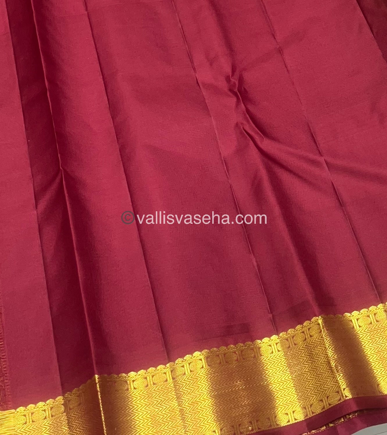 Pure Kanchipuram Silk Saree - Pazhum Pazhamum Checks - VVPS017