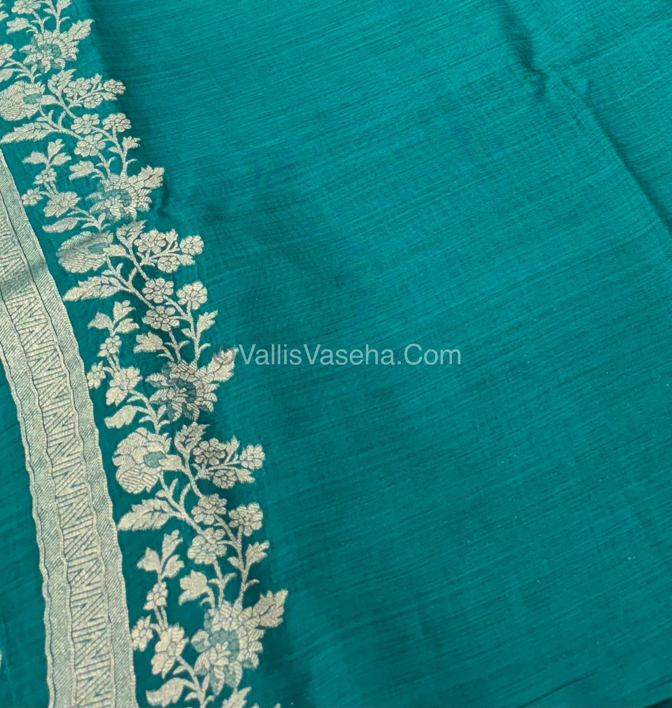 Banarasi - Heritage Silk - Semi Kathan Silk - Ramar Blue Shade - VVBHS008