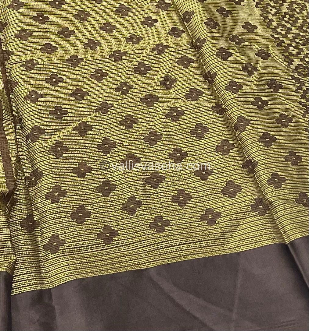Mixed Cotton Brasso Saree - VVBS001