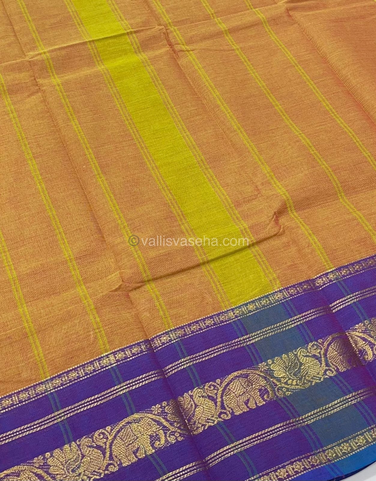Kanchi Cotton Saree - VVKCS006