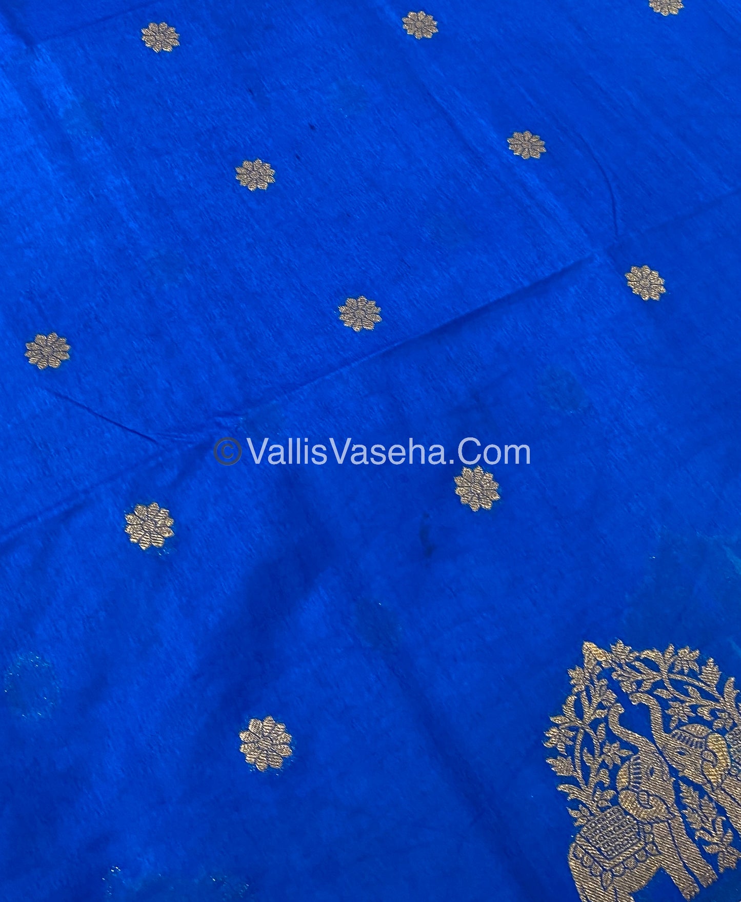 Mulberry Semi Silk - Light Blue Shade - VVMSS003