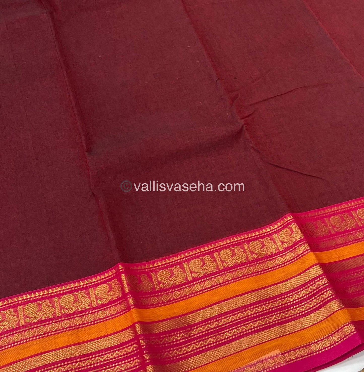 Kanchi Cotton Saree - VVKCS009
