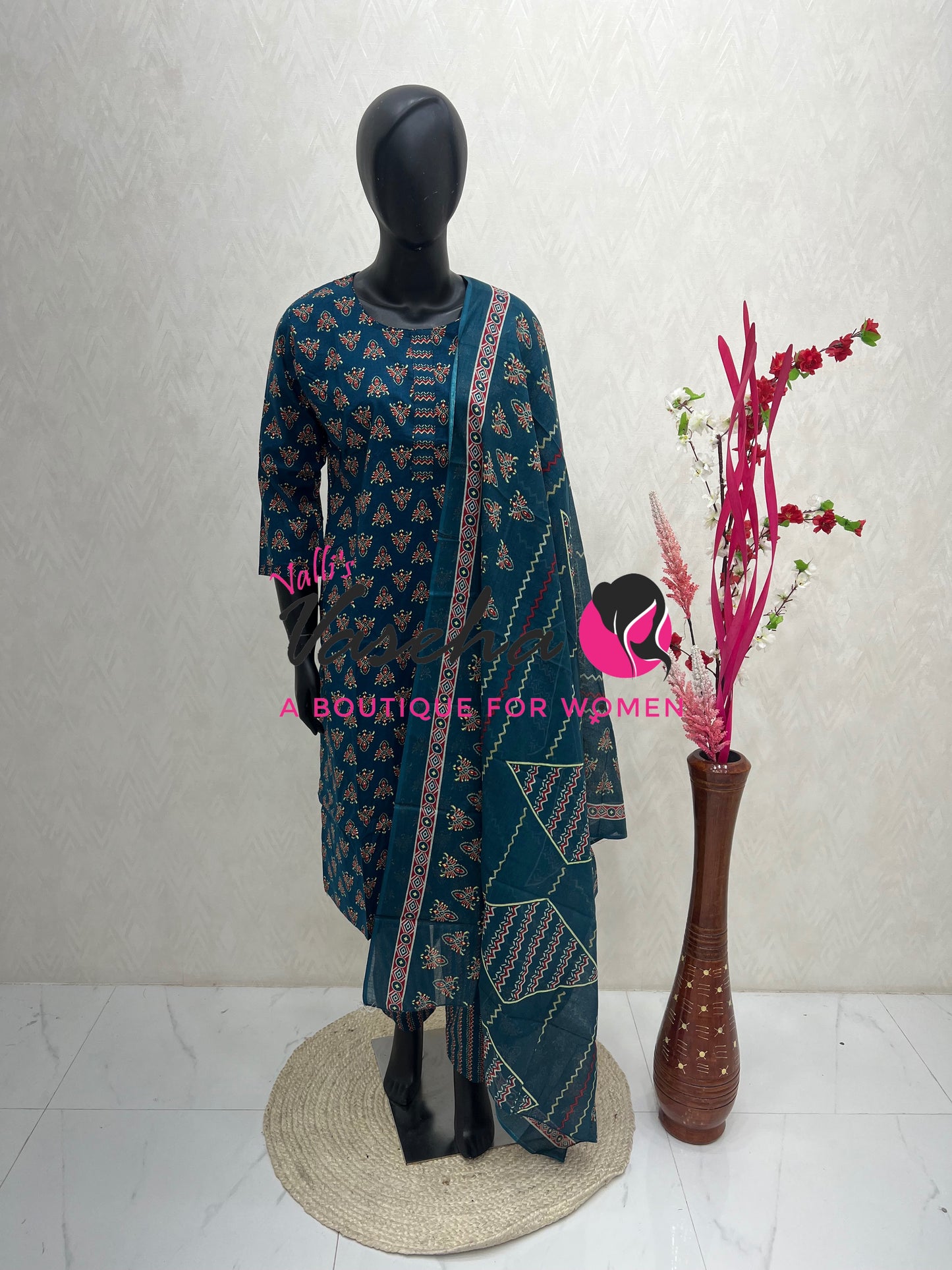 Ready Made - Salwar, Kameez & Duppatta(3pc) - Printed - VVRBS007